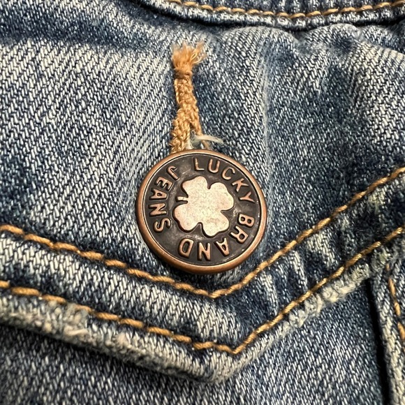 Lucky Brand The Tomboy Trucker Denim Jacket XL TG Blue Wash - Picture 5 of 14